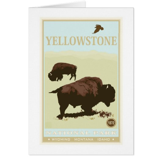 Yellowstone National Park Cards (Front)