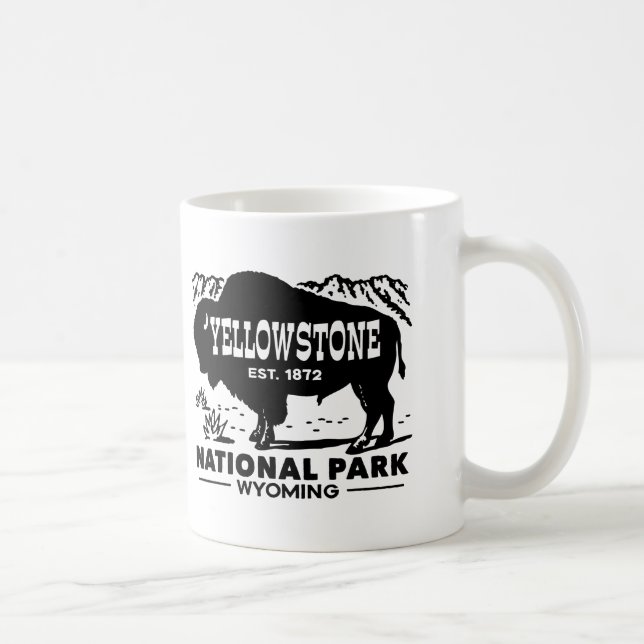 Yellowstone National Park Coffee Mug (Right)