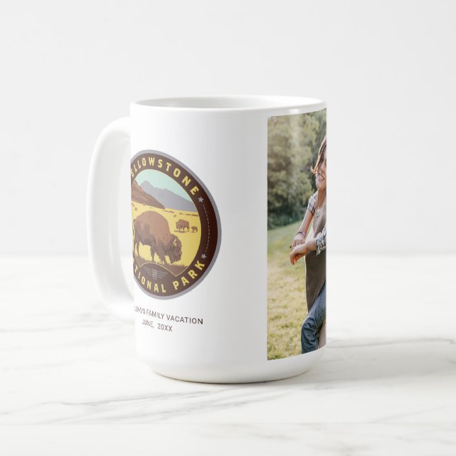 Yellowstone National Park Coffee Mug (Front Left)