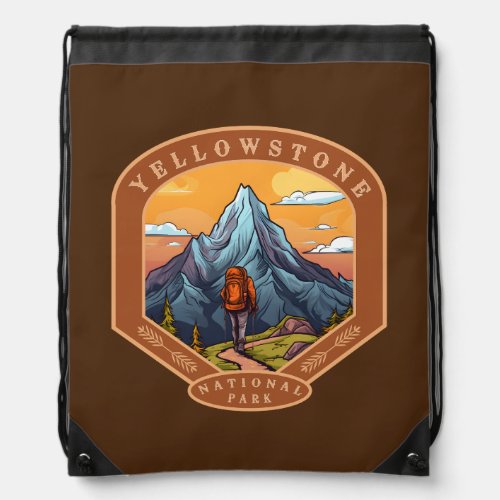 Yellowstone National Park Drawstring Bag