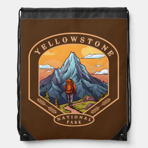 Yellowstone National Park Drawstring Bag