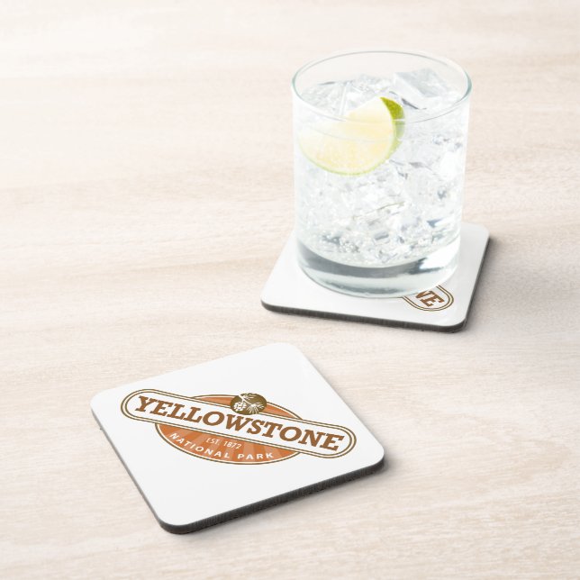 Yellowstone National Park Drink Coaster (Right Side)