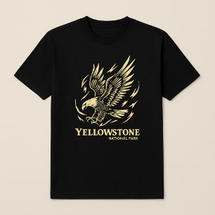 Yellowstone National Park Eagle Vintage T-Shirt