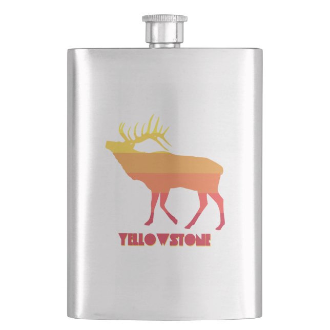 Yellowstone National Park Elk Flask (Front)