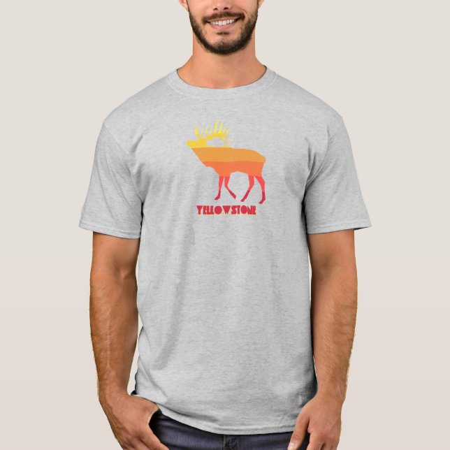 Yellowstone National Park Elk T-Shirt (Front)