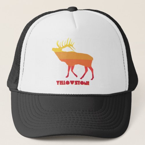 Yellowstone National Park Elk Trucker Hat