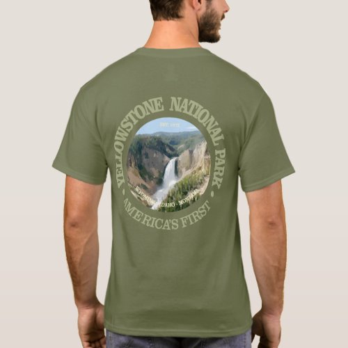 Yellowstone National Park falls T_Shirt