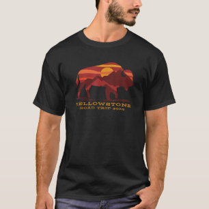 Yellowstone National Park Family Road Trip 2025 Ma T-Shirt