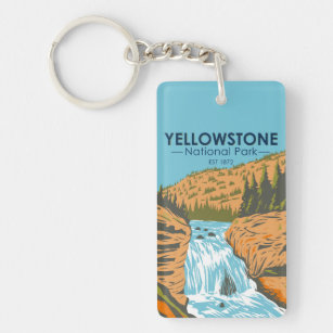 Yellowstone National Park Keychains - No Minimum Quantity | Zazzle
