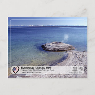 Yellowstone National Park - Fishing Cone Postcard