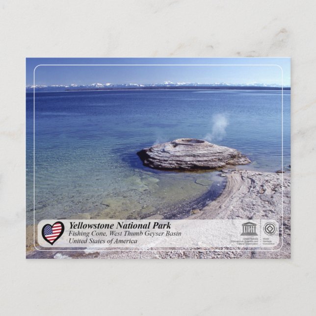 Yellowstone National Park - Fishing Cone Postcard (Front)