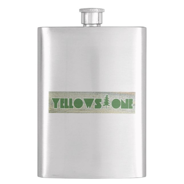 Yellowstone National Park Flask (Front)