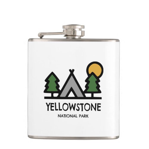 Yellowstone National Park Flask