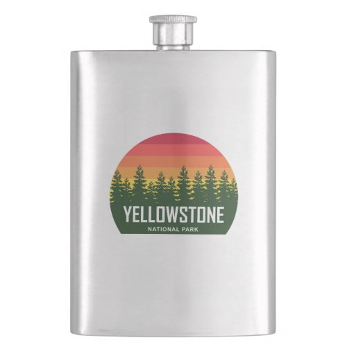 Yellowstone National Park Flask