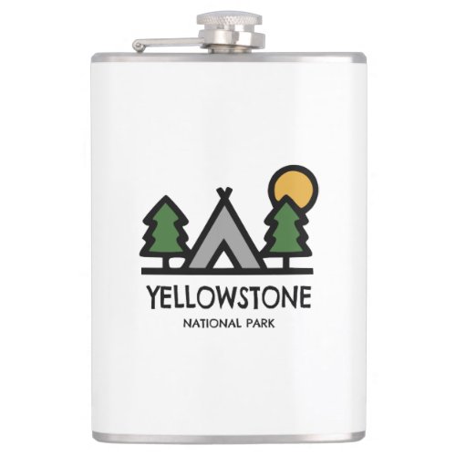 Yellowstone National Park Flask