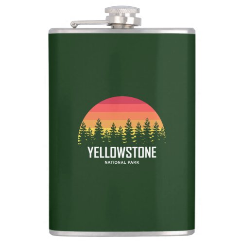 Yellowstone National Park Flask