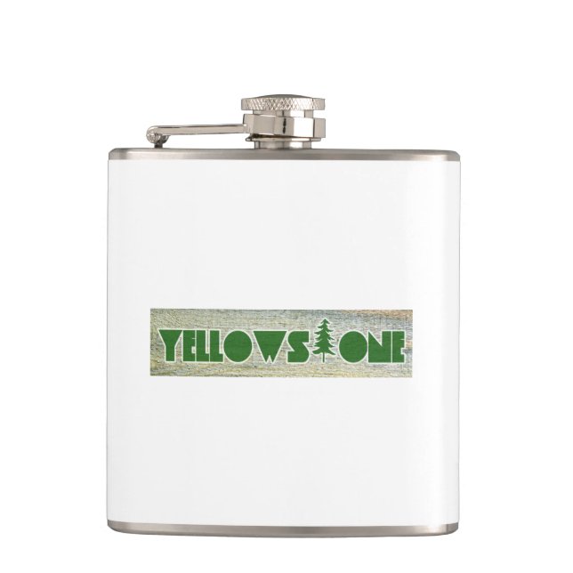 Yellowstone National Park Flask (Front)