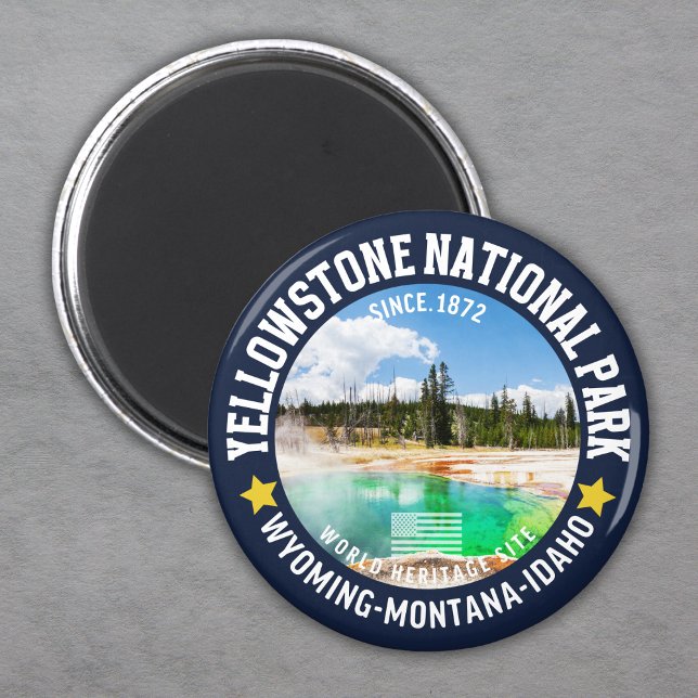 Yellowstone National Park Forest Landscape Magnet (Creator Uploaded)