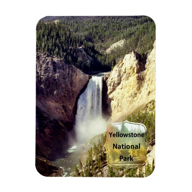 Yellowstone National Park Fridge Magnet (Vertical)