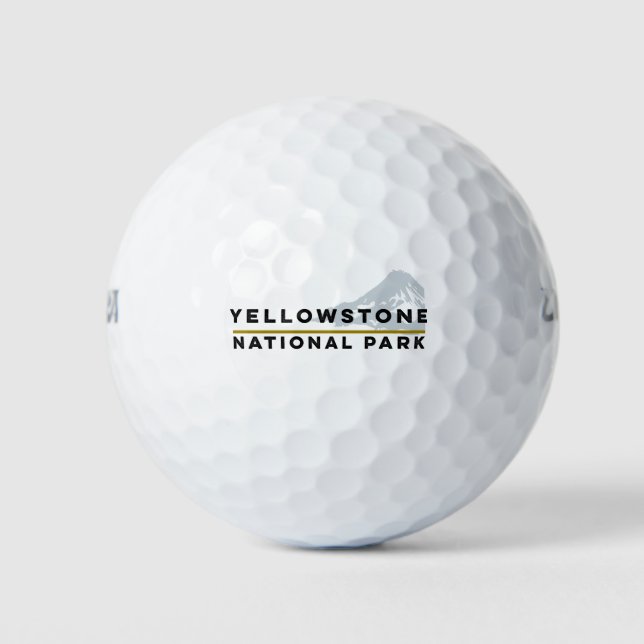 Yellowstone National Park Golf Balls (Front)