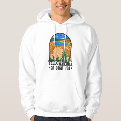 Yellowstone National Park Grand Prismatic Spring  Hoodie
