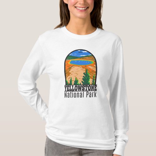 Yellowstone National Park Grand Prismatic Spring  T_Shirt