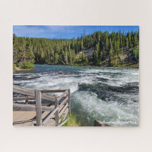 Yellowstone National Park Hardy Rapids Jigsaw Puzzle