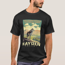 Yellowstone National Park Hayden Valley Wolf WPA P