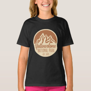 Yellowstone National Park Hiking Camping T-Shirt