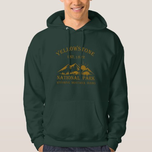 Yellowstone national park hoodie