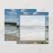 Yellowstone National Park hot land, geyser (Front/Back)