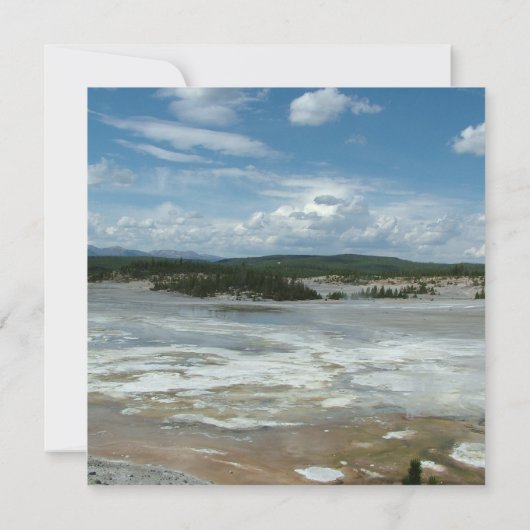 Yellowstone National Park hot land, geyser (Back)