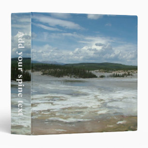 Yellowstone National Park hot land, geyser Binder