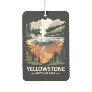 Yellowstone National Park Hot Spring Air Freshener