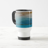 Yellowstone National Park Hot Spring Landscape