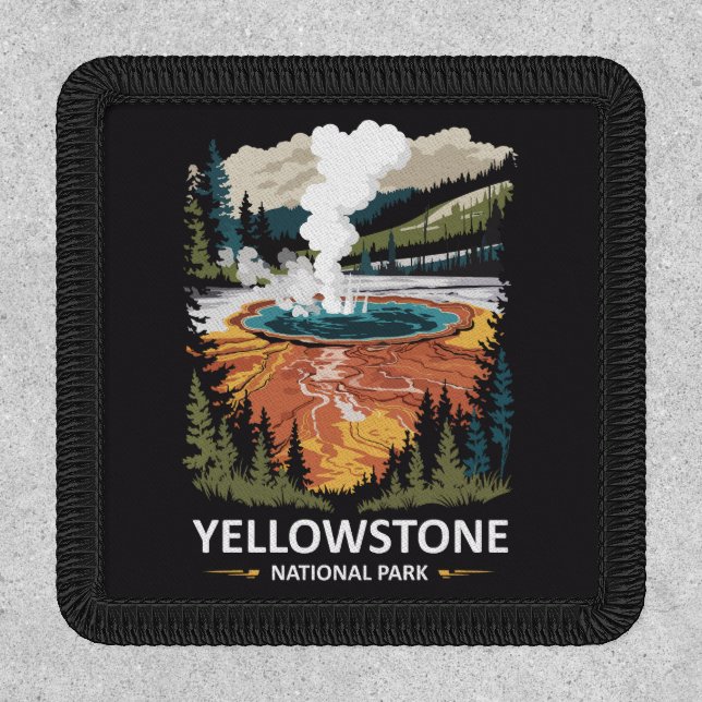 Yellowstone National Park Hot Spring Patch (Front)