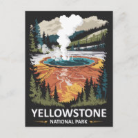 Yellowstone National Park Hot Spring