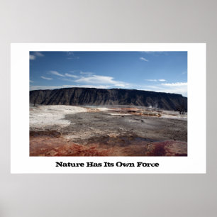 Yellowstone National Park hot spring Poster