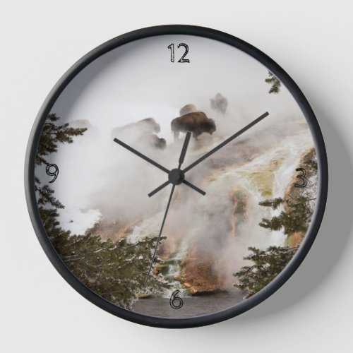Yellowstone National Park is Amazing Round Clock
