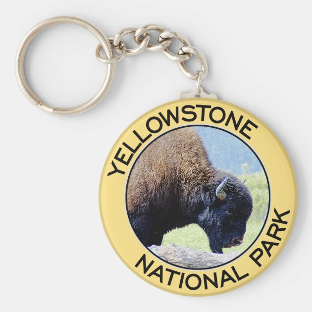 Yellowstone National Park Keychain | Zazzle