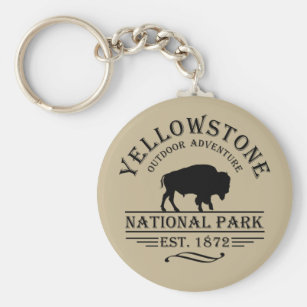 Yellowstone National Park Keychains - No Minimum Quantity | Zazzle