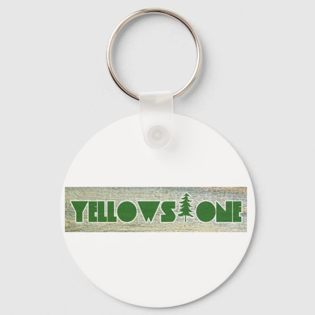 Yellowstone National Park Keychain (Front)