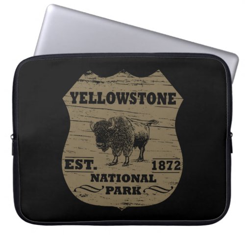 Yellowstone national park laptop sleeve