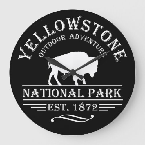 Yellowstone national park large clock