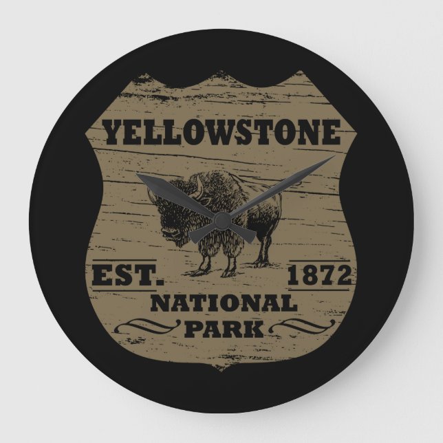 Yellowstone national park large clock (Front)