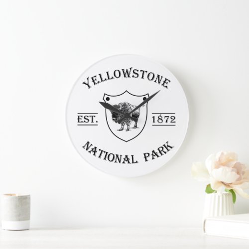 Yellowstone national park large clock