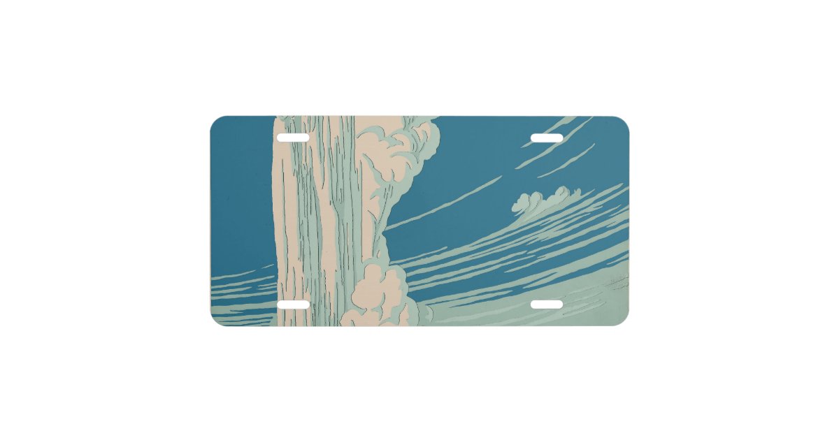 Yellowstone National Park License Plate Zazzle