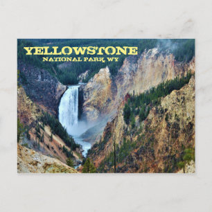 Yellowstone National Park, Lower Falls Postcard