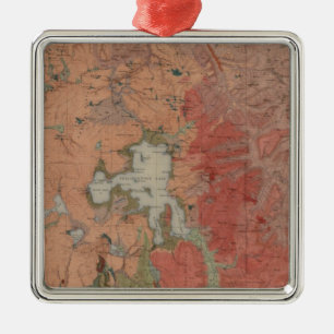 Yellowstone National Park Metal Ornament