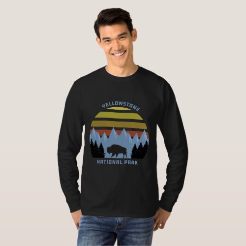 Yellowstone National Park Mountain Souvenir T_Shirt